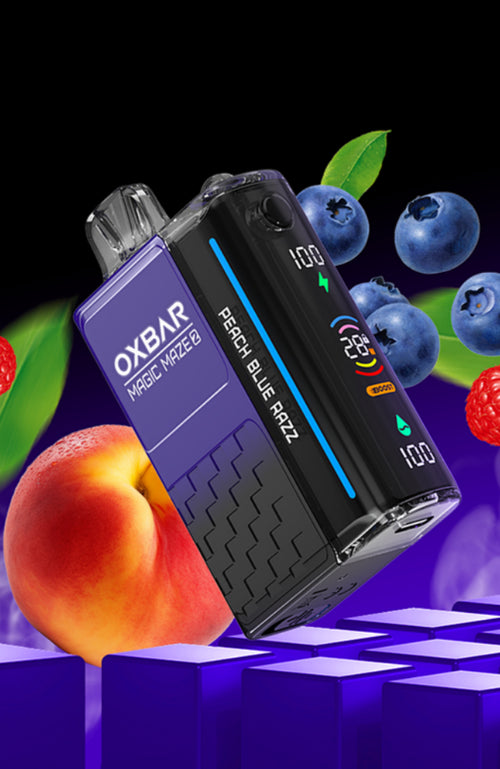 Peach Blue Razz Oxbar Magic Maze 30000