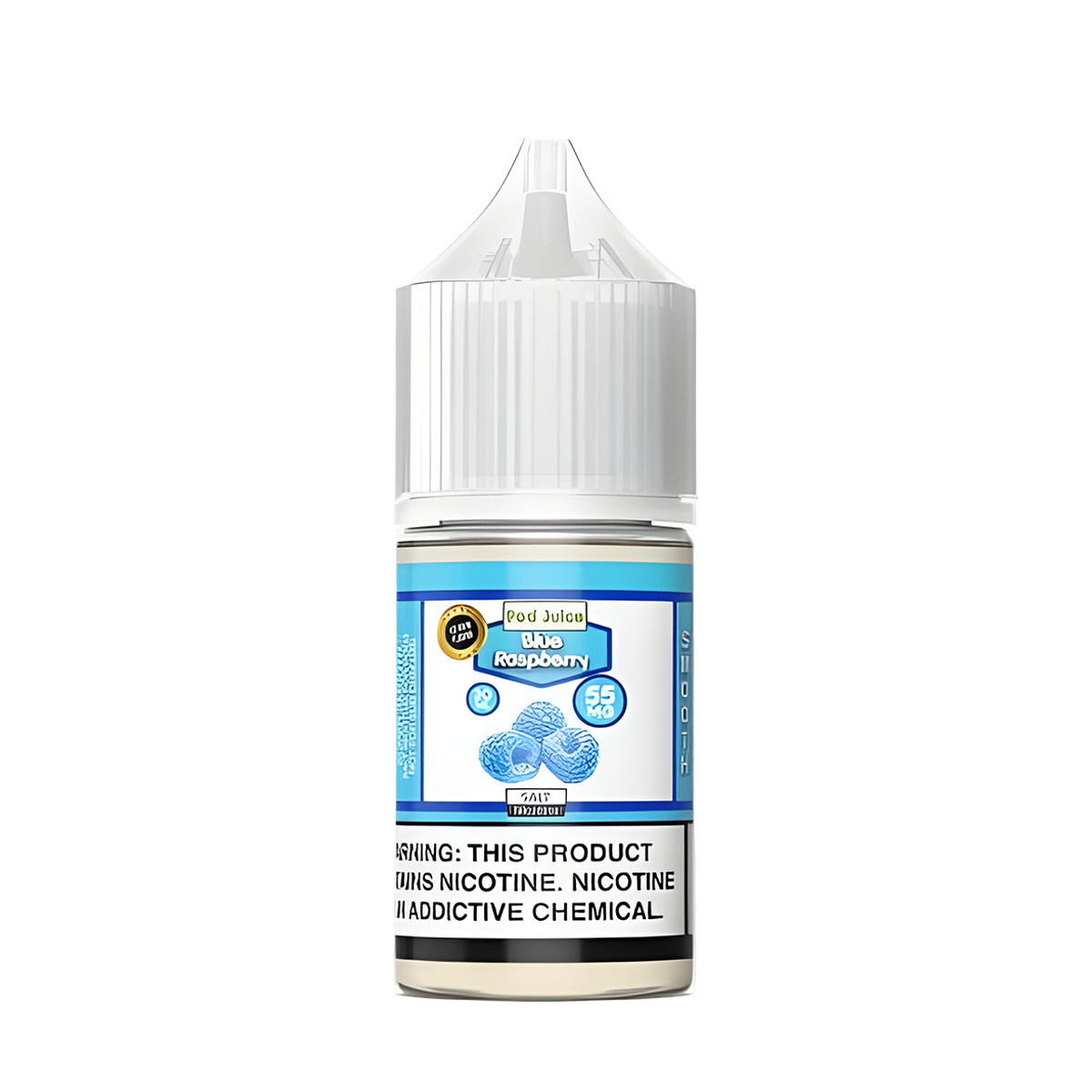 Pod Juice Salt Nicotine Vape Juice 35 Mg 30 Ml Blue Raspberry