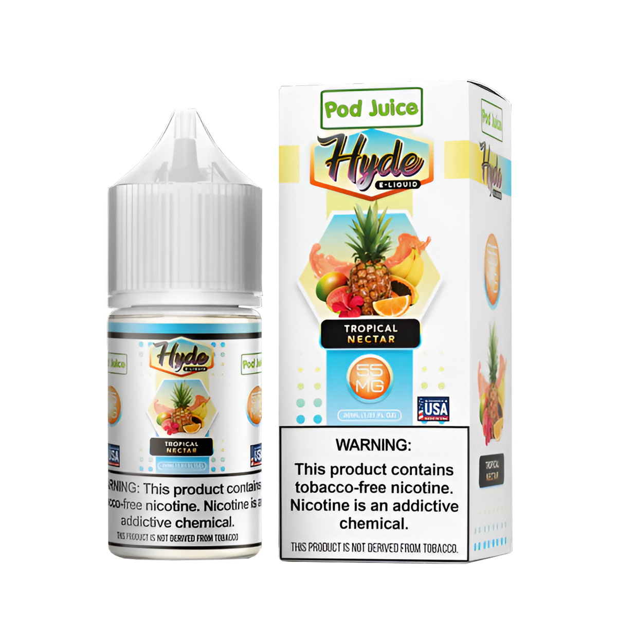 Pod Juice ☓ Hyde Salt Nicotine Vape Juice 35 Mg 30 Ml Tropical Nectar