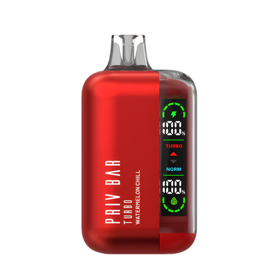 Priv Bar Turbo 15K Disposable Vape Watermelon Chill