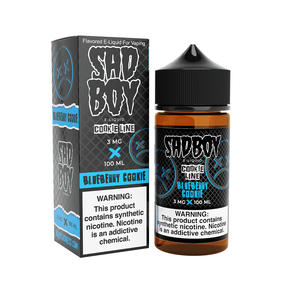 Sadboy TF Freebase Vape Juice 0 Mg Cookie Line / Blueberry Cookie