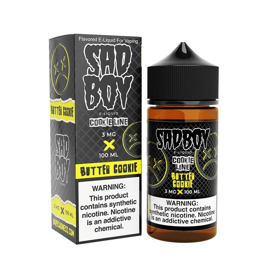 Sadboy TF Freebase Vape Juice 0 Mg Cookie Line / Butter Cookie