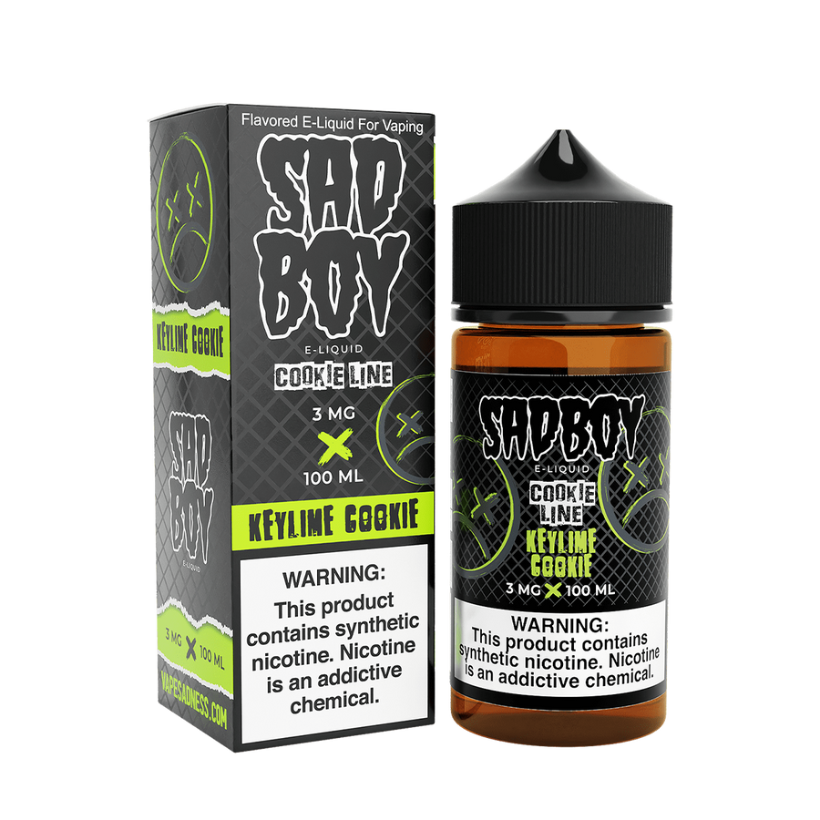 Sadboy TF Freebase Vape Juice 0 Mg Cookie Line / Keylime Cookie