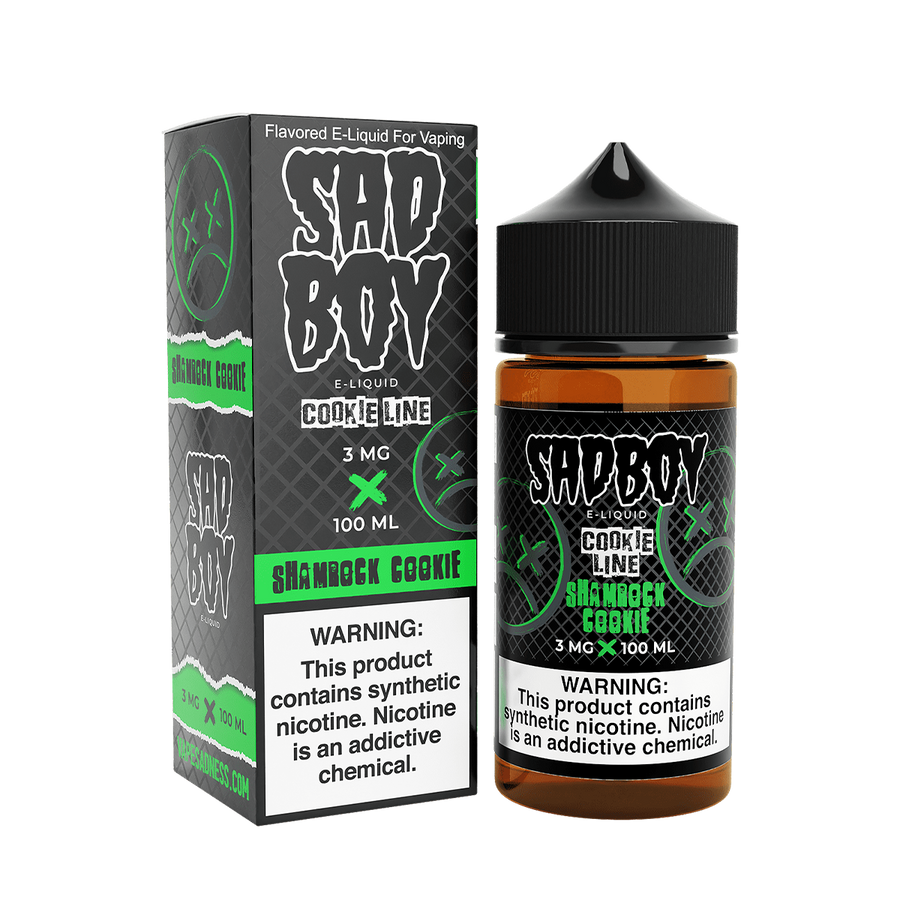 Sadboy TF Freebase Vape Juice 0 Mg Cookie Line / Shamrock Cookie