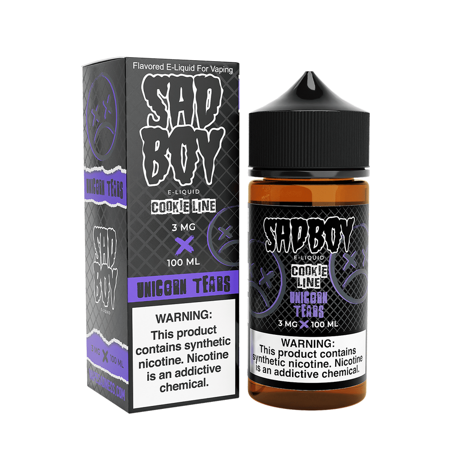 Sadboy TF Freebase Vape Juice 0 Mg Cookie Line / Unicorn Tears