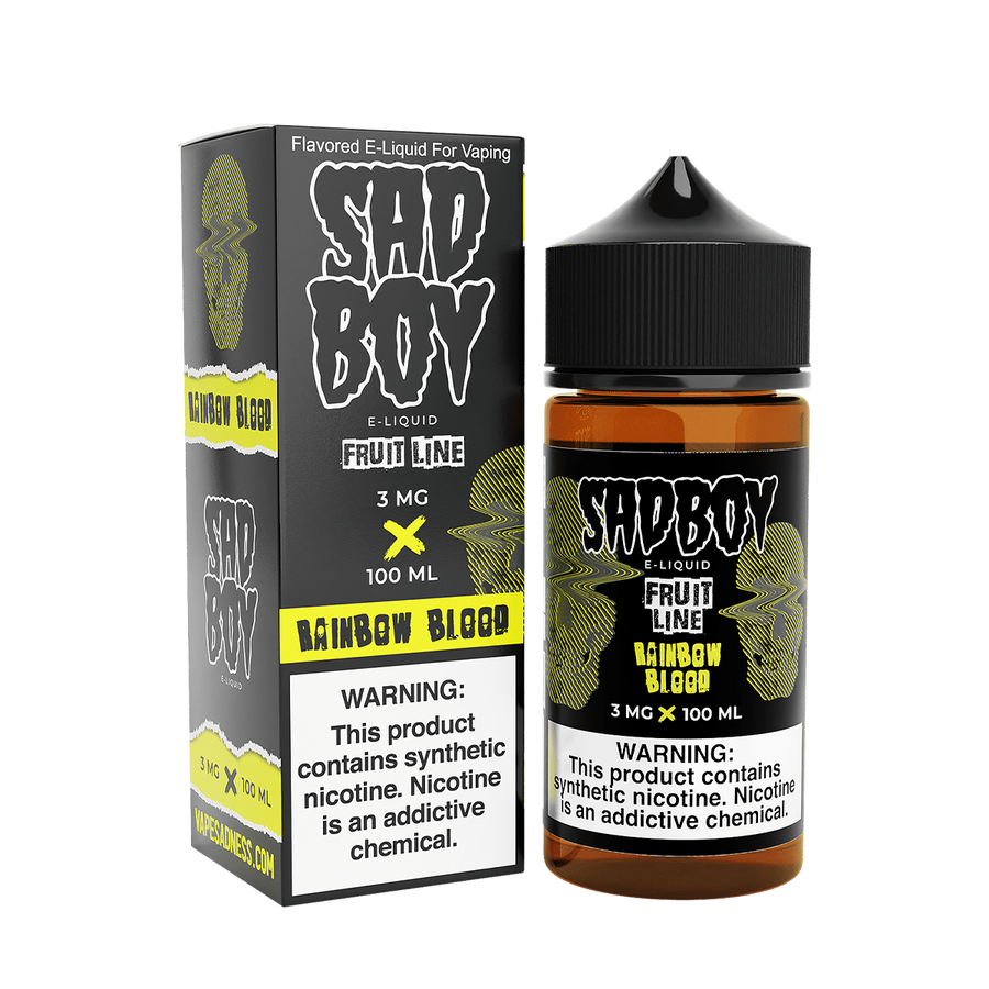 Sadboy TF Freebase Vape Juice 0 Mg Fruit Line / Rainbow Blood