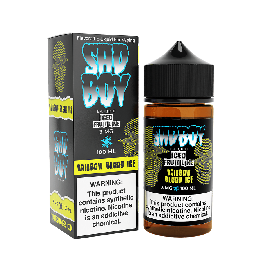 Sadboy TF Freebase Vape Juice 0 Mg Iced Fruit Line / Rainbow Blood Ice