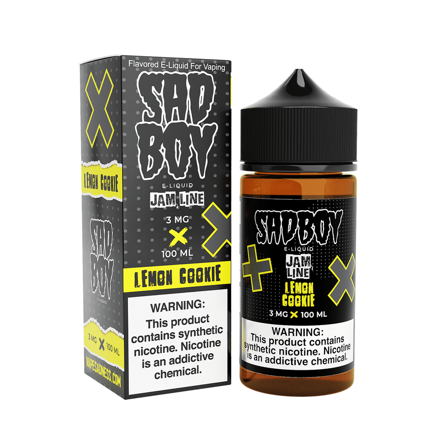 Sadboy TF Freebase Vape Juice 0 Mg Jam Line / Lemon Jam