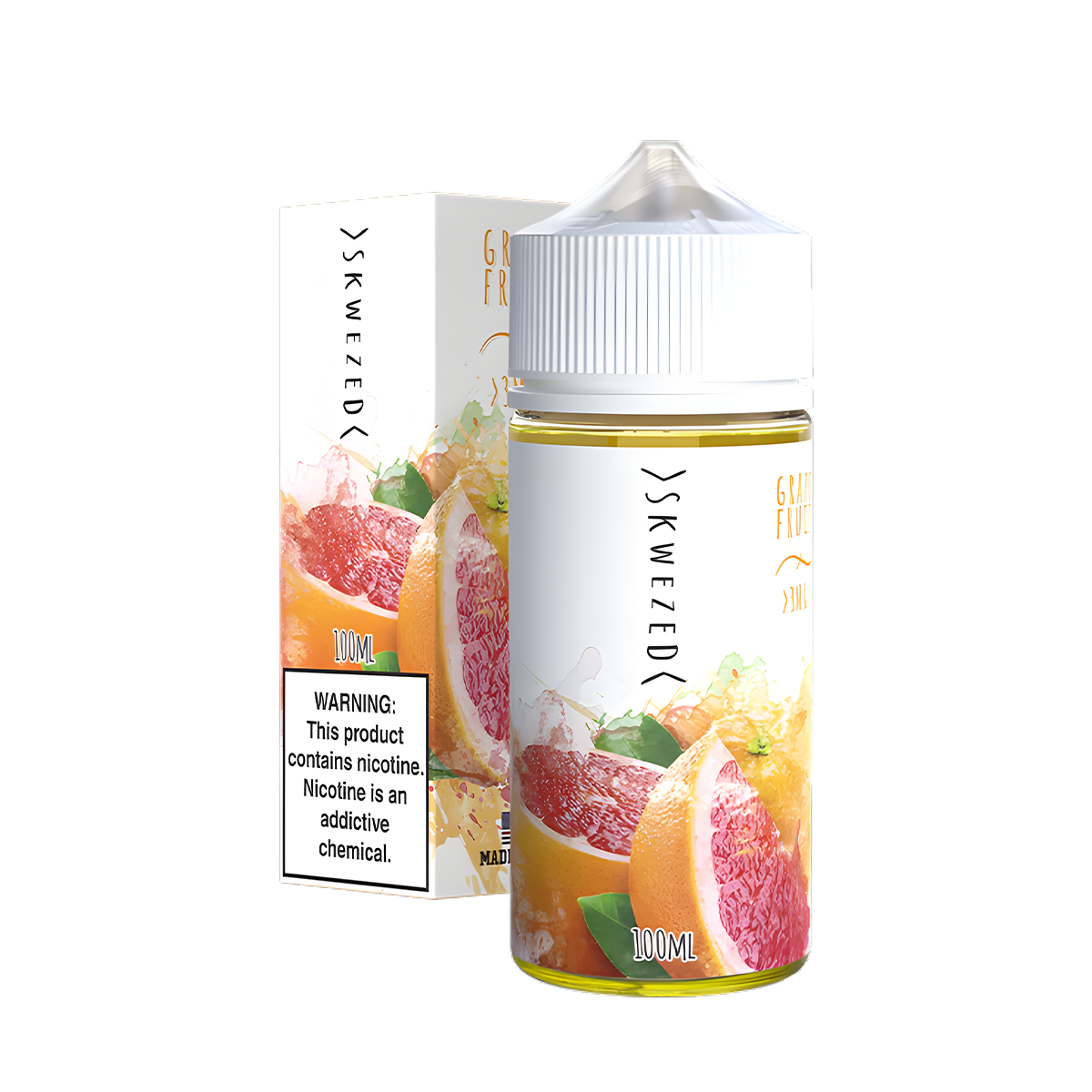 Skwezed freebase Vape juice 0 Mg 100 Ml Grapefruit