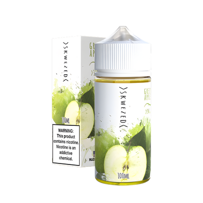 Skwezed freebase Vape juice 0 Mg 100 Ml Green Apple