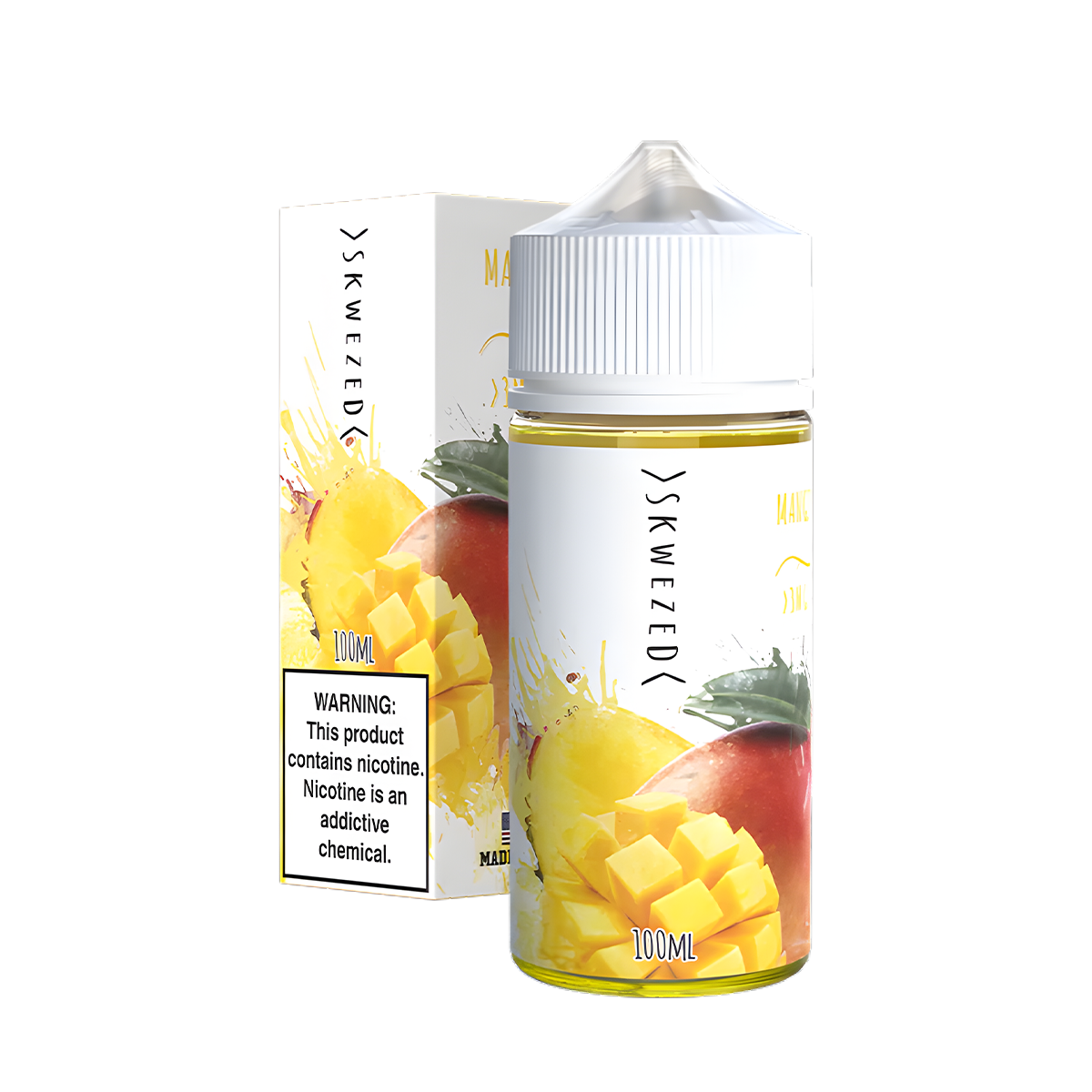 Skwezed freebase Vape juice 0 Mg 100 Ml Mango