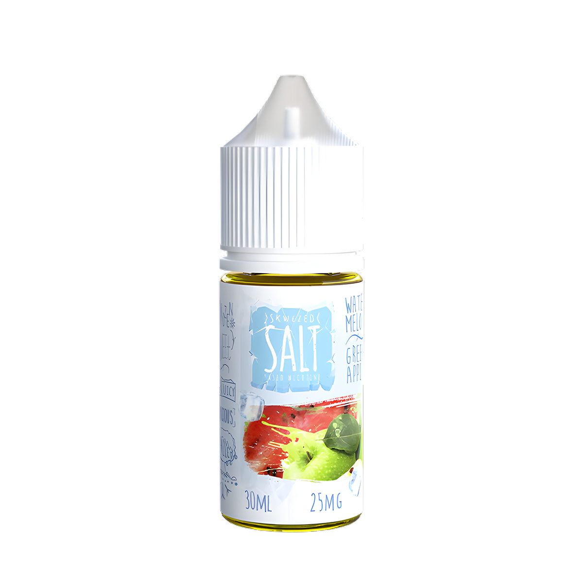 Skwezed Iced Salt Nicotine Vape Juice 25 Mg 30 Ml Watermelon Green Apple Iced