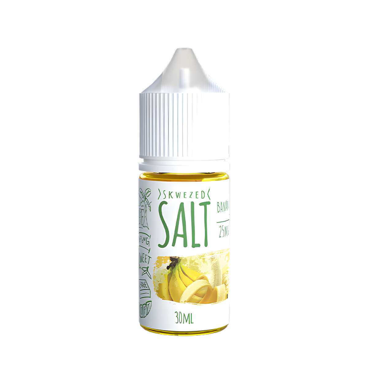 Skwezed Salt Nicotine Vape Juice 25 Mg 30 Ml Banana