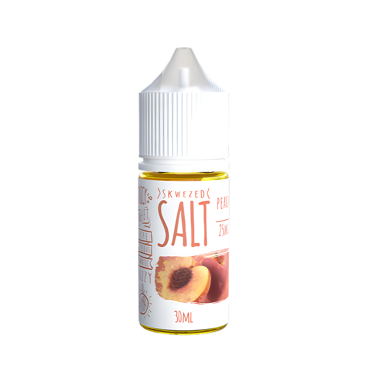 Skwezed Salt Nicotine Vape Juice 25 Mg 30 Ml Peach