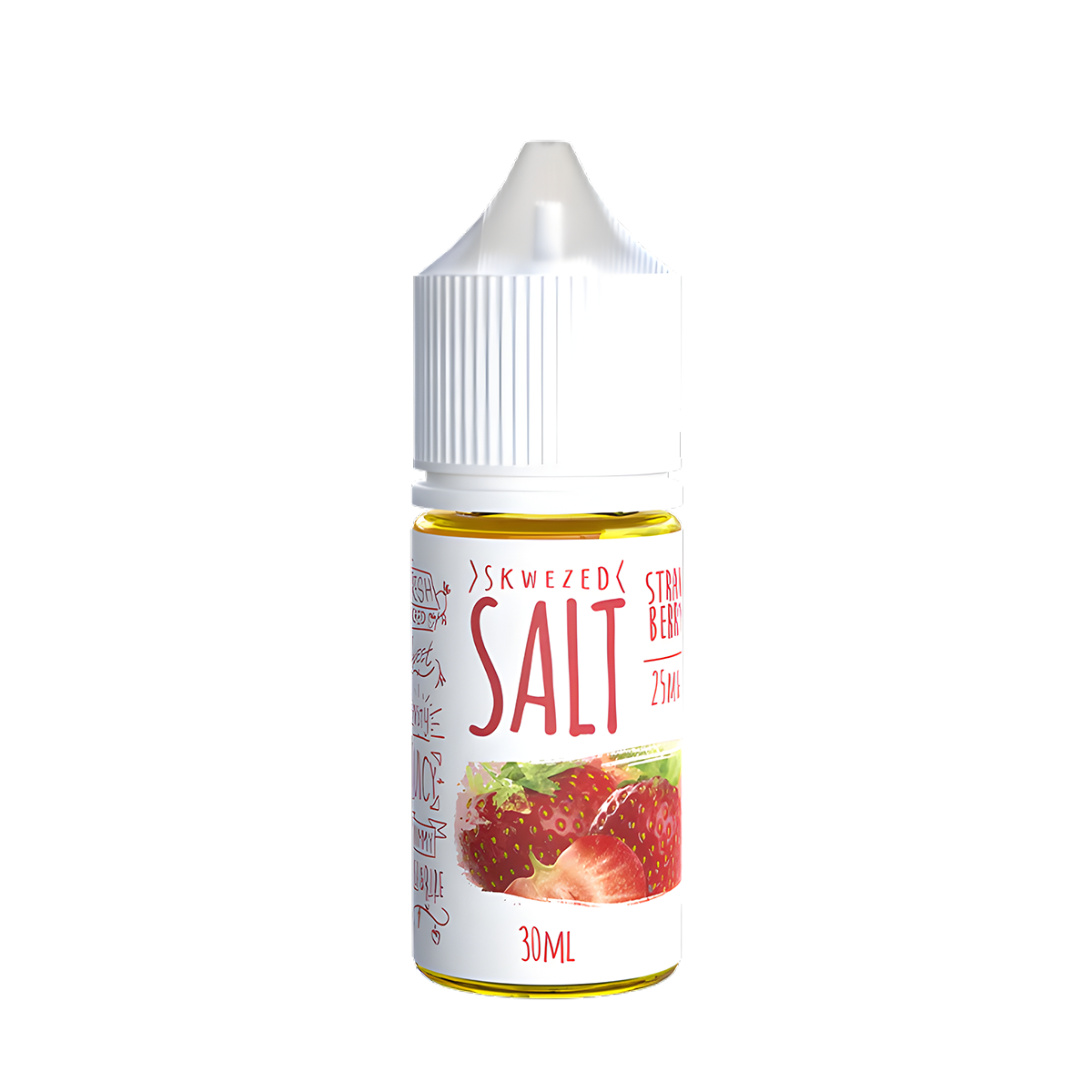 Skwezed Salt Nicotine Vape Juice 25 Mg 30 Ml Strawberry