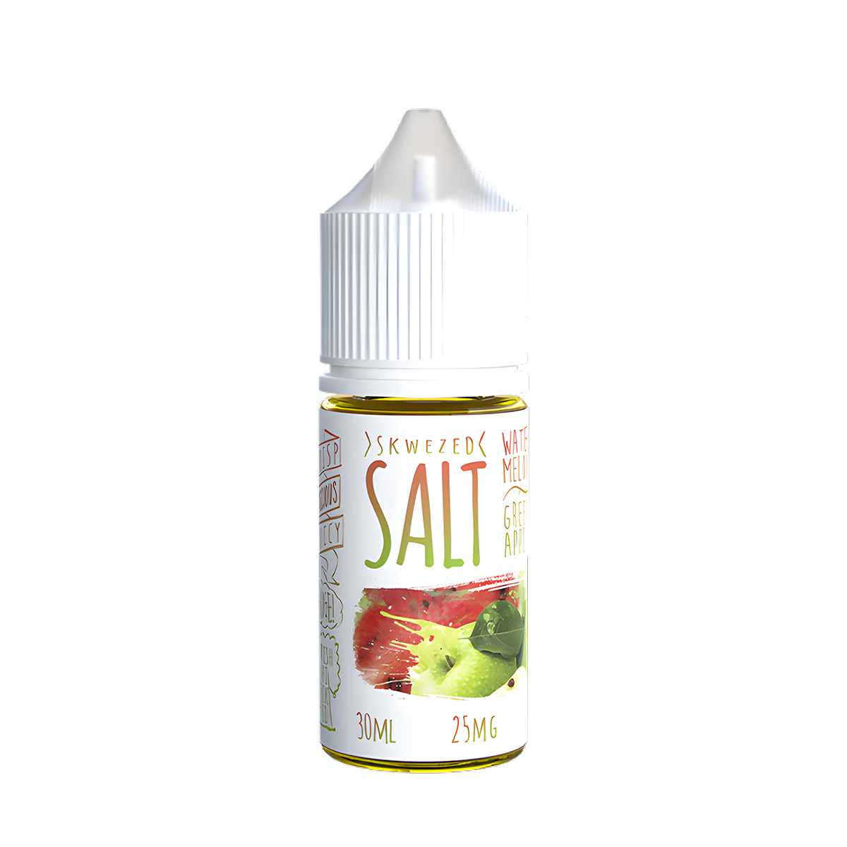 Skwezed Salt Nicotine Vape Juice 25 Mg 30 Ml Watermelon Green Apple
