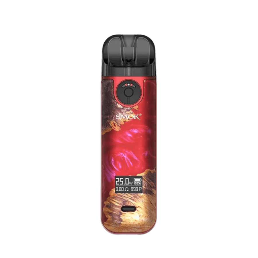 Smok Novo 4 Pod System Kit Red Stabilizing Wood