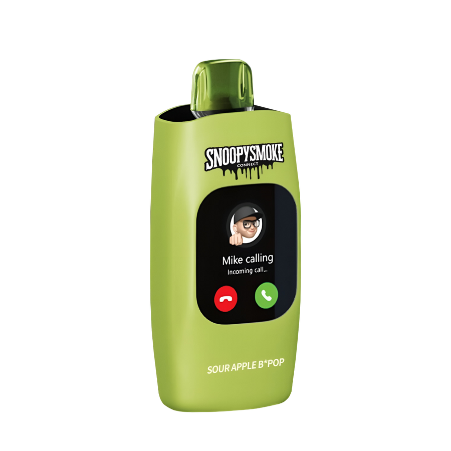 Snoopy Smoke Connect 30K Disposable Vape Sour Apple B* Pop