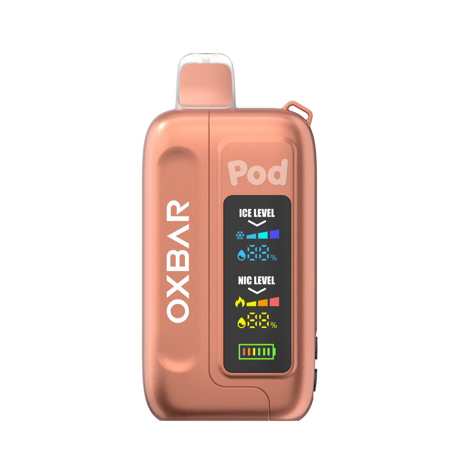 OXBAR Ice-Nic 35K Disposable Vape Sour Peachy O'S