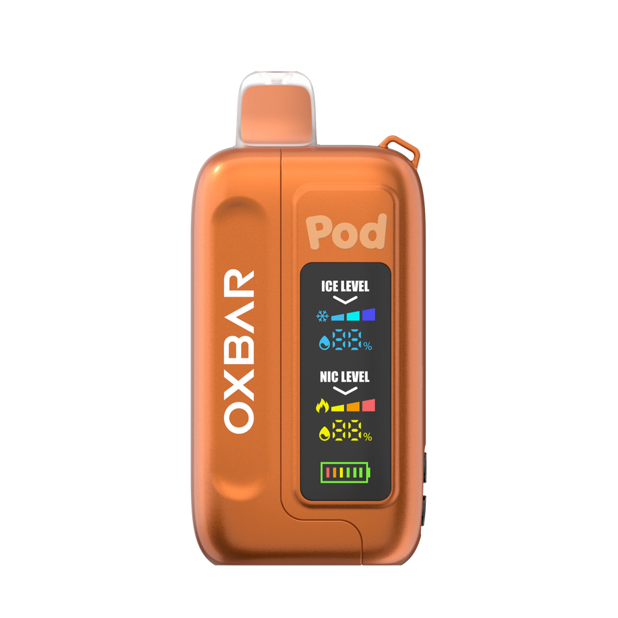 OXBAR Ice-Nic 35K Disposable Vape Strawberry Orange Pop