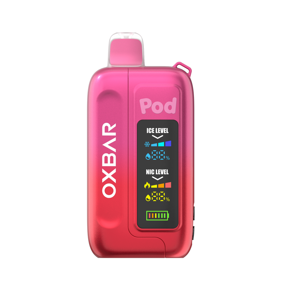 OXBAR Ice-Nic 35K Disposable Vape Strawberry Pink Cherry