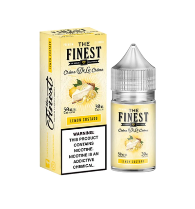 Finest Creme De La Creme Salt Nic Vape Juice 30 Mg Lemon Custard