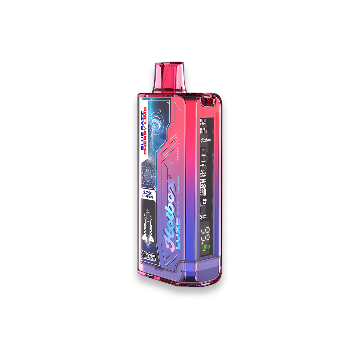 The Puff Brands HotBox LUXE 12K Disposable Vape Blue Razz Cherry Lime  