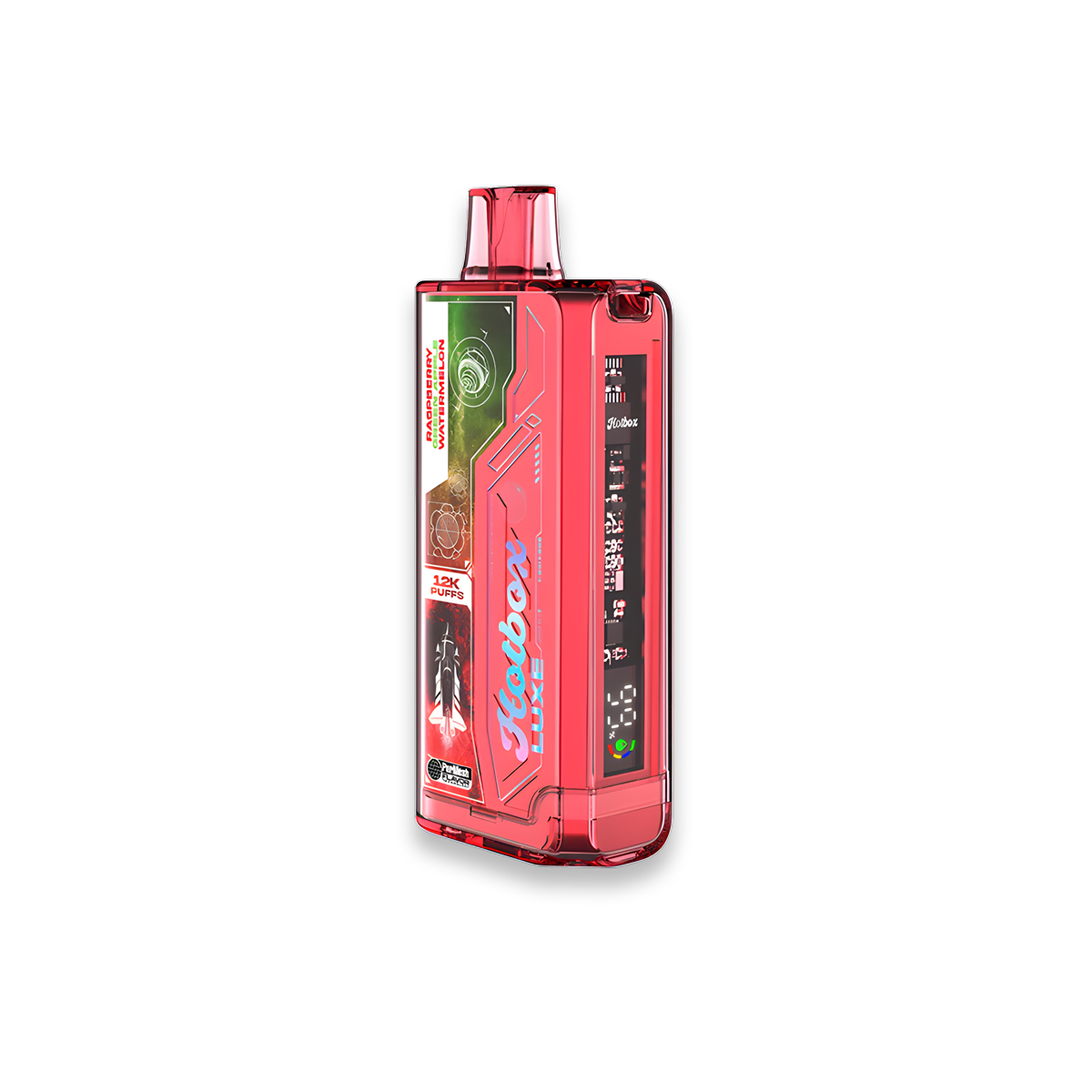 The Puff Brands HotBox LUXE 12K Disposable Vape Raspberry Green Apple Watermelon  