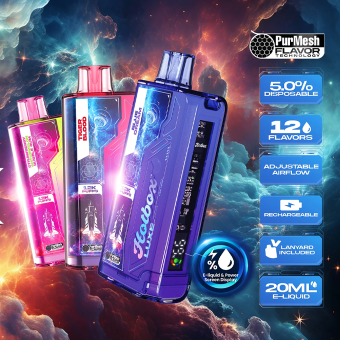 The Puff Brands HotBox Luxe 12K Disposable Vape