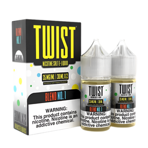 Twist Salt Nicotine Vape Juice 35 Mg 2 x 30 Ml Blend No.1 (Tropical Pucker Punch)