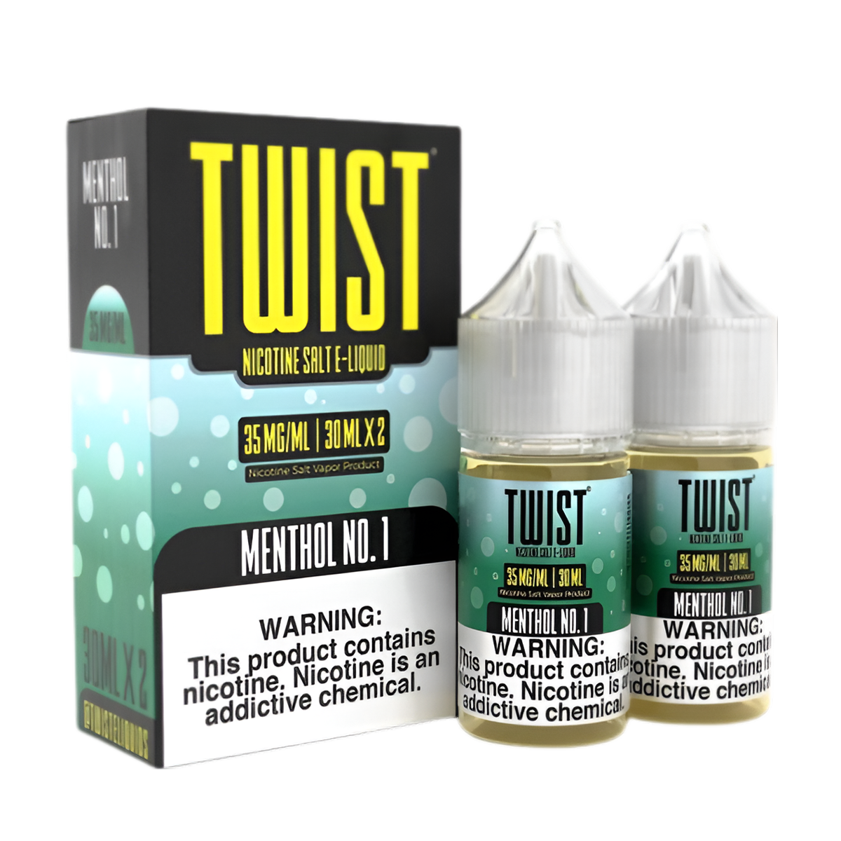 Twist Salt Nicotine Vape Juice 35 Mg 2 x 30 Ml Menthol No.1