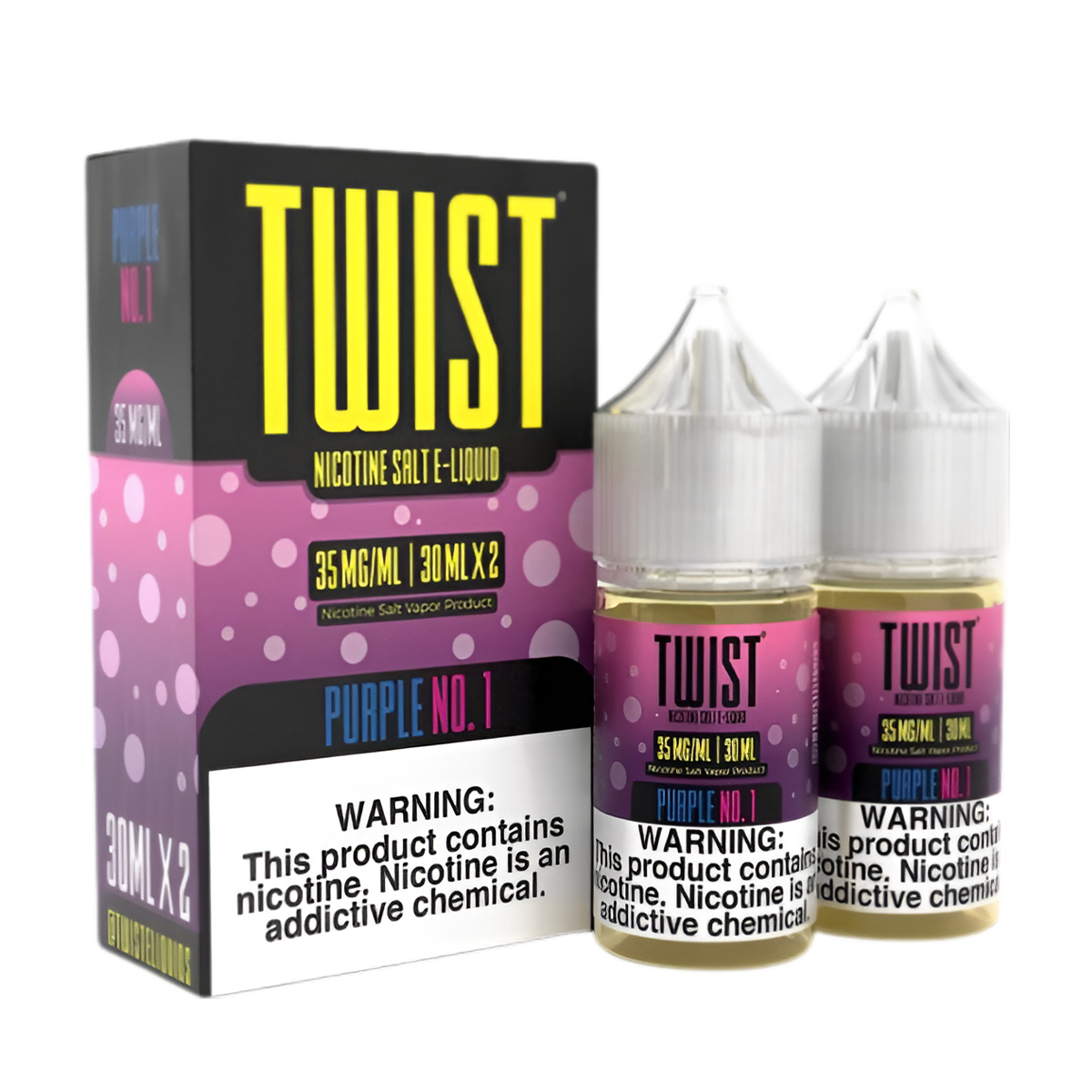 Twist Salt Nicotine Vape Juice 35 Mg 2 x 30 Ml Pink Punch No.0º (Iced Pink Punch)