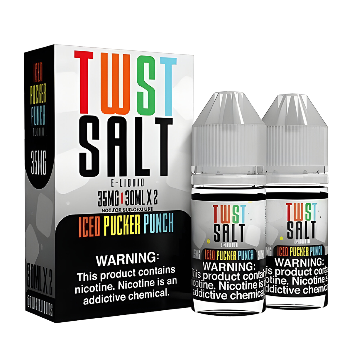 Twist Salt Nicotine Vape Juice 35 Mg 2 x 30 Ml Iced Pucker Punch