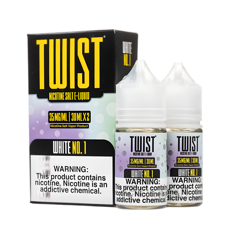 Twist Salt Nicotine Vape Juice 50 Mg White No.1 (Bearhemian White Gummy)