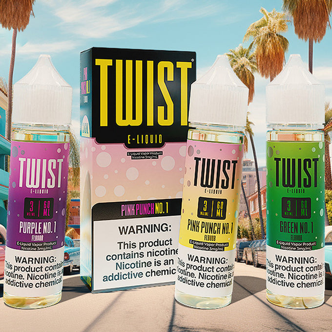 Twist eLiquid Freebase 120mL (2x60mL) Vape Juice