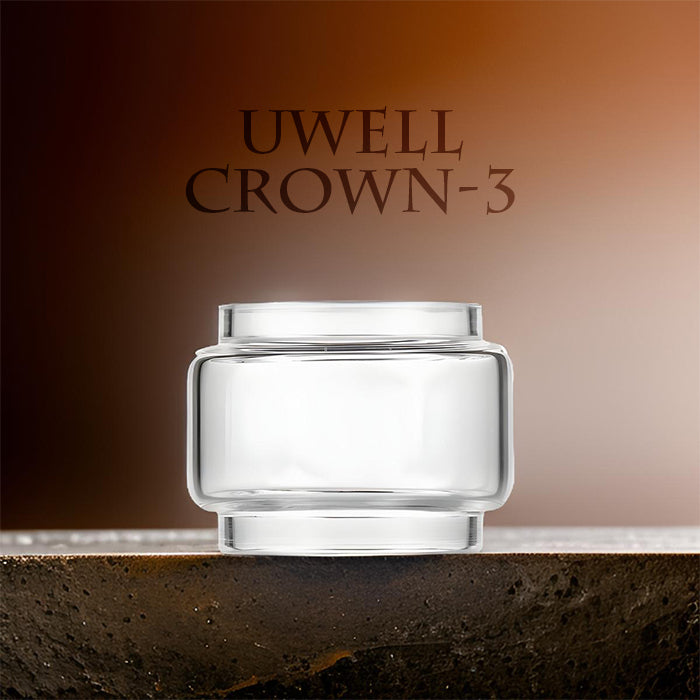 Uwell Crown Ersatzglas 2x Stck Kompatibel Mit 3 III MINI 2ml Tank  Checkered Flag Mini