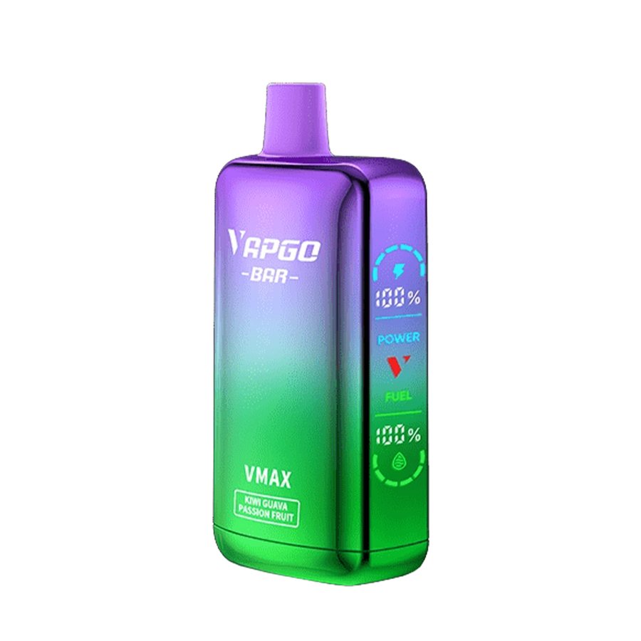 Vapgo Bar Vmax 12K Disposable Vape Kiwi Guava Passion Fruit
