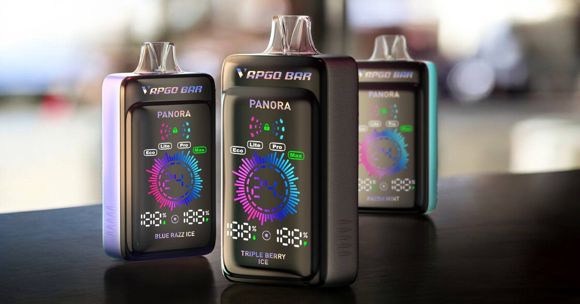 VAPGO BAR Panora 25000 Disposable Vape | Mega Touchscreen