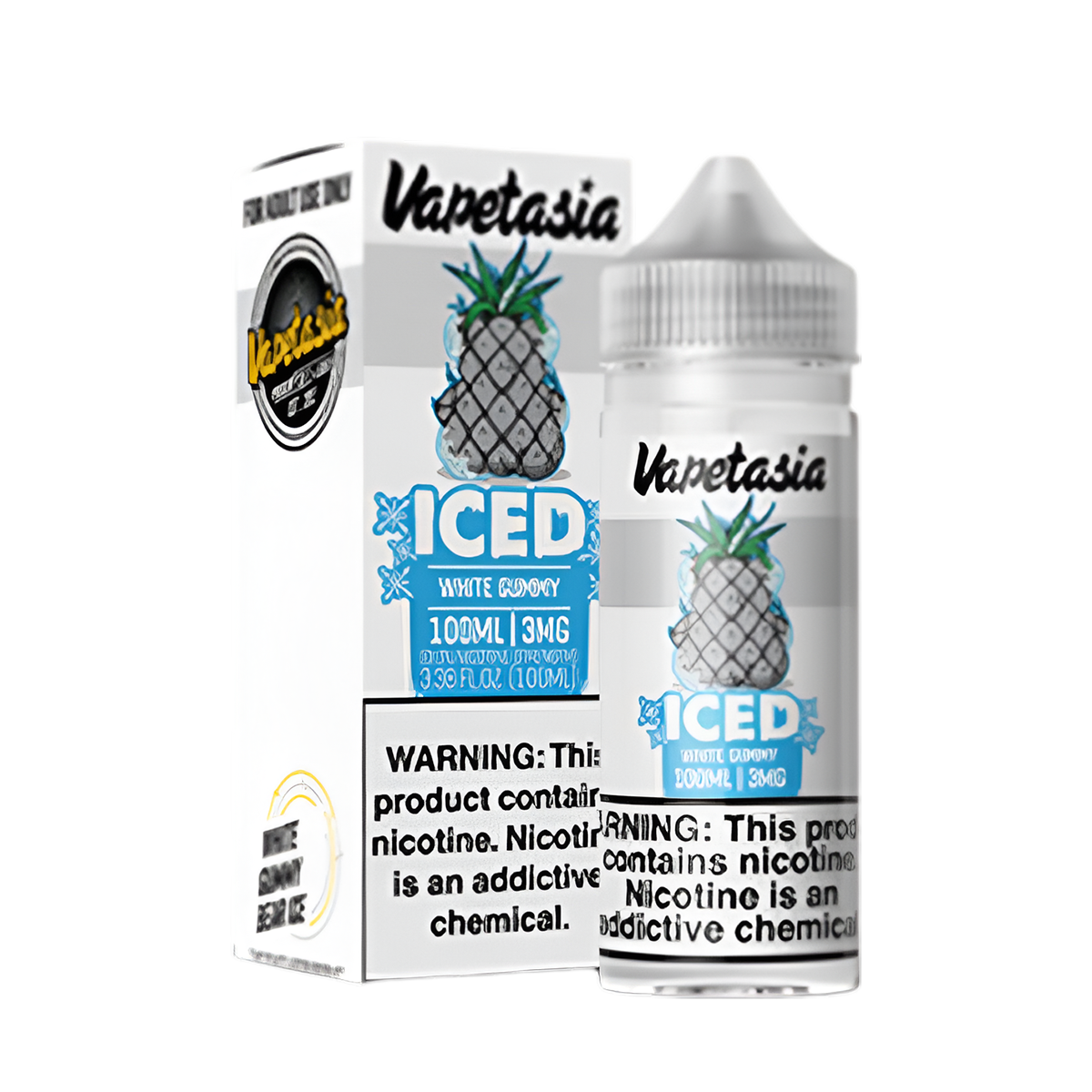 VapeTasia Iced Freebase Vape Juice 0 Mg 100 Ml White Gummy Iced