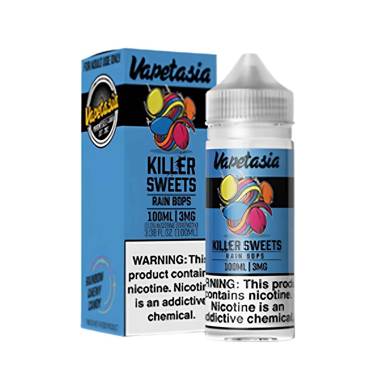 VapeTasia Killer Sweets Freebase Vape Juice 0 Mg 100 Ml Rain Bops