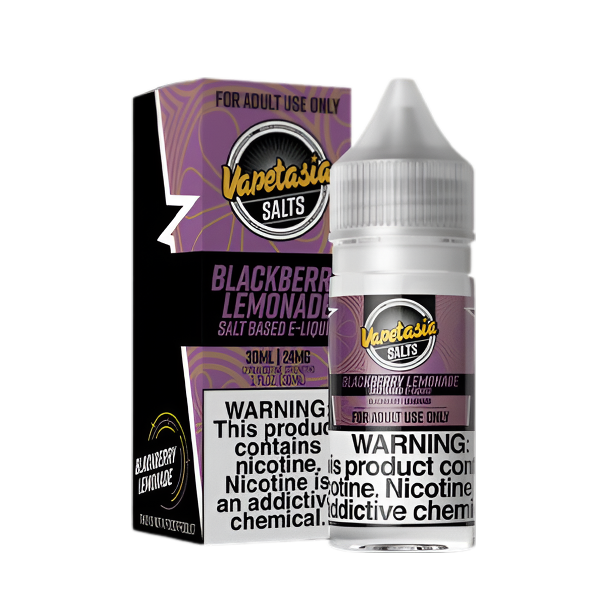 VapeTasia Salt Nicotine Vape Juice 24 Mg 30 Ml Blackberry Lemonade