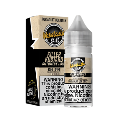 VapeTasia Killer Kustard Salt Nicotine Vape Juice 24 Mg Kustard