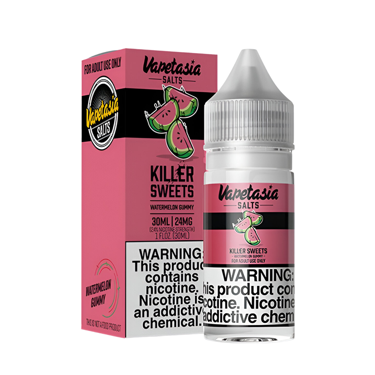 VapeTasia Killer Sweets Salt Nicotine Vape Juice 24 Mg 30 Ml Watermelon Gummy