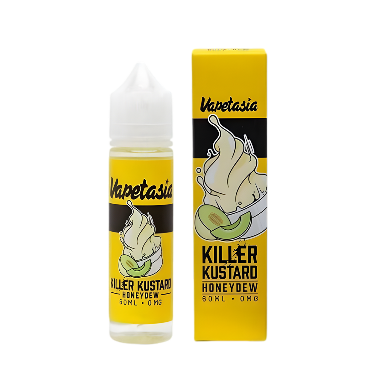 VapeTasia Killer Kustard Freebase Vape Juice 0 Mg 100 Ml Honeydew