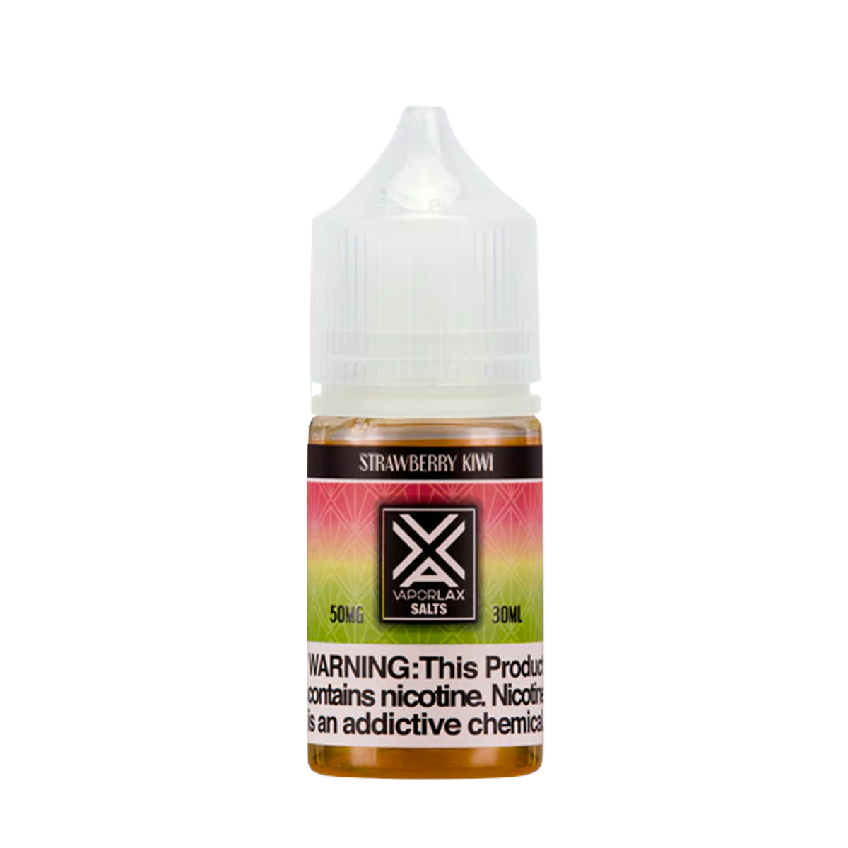 Vaporlax Salt Nicotine Vape Juice 50 Mg 30 Ml Strawberry Kiwi