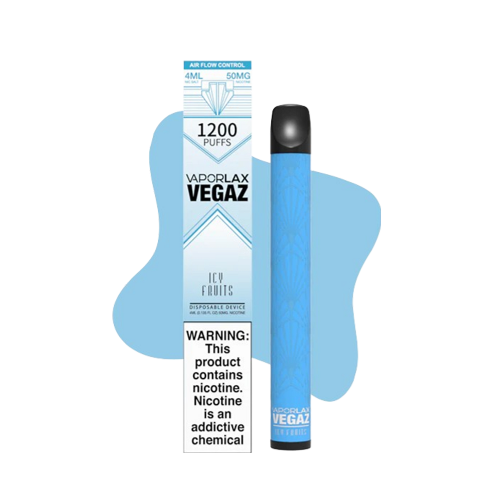 Vaporlax Vegaz Disposable Vape Pen Icy Fruits  