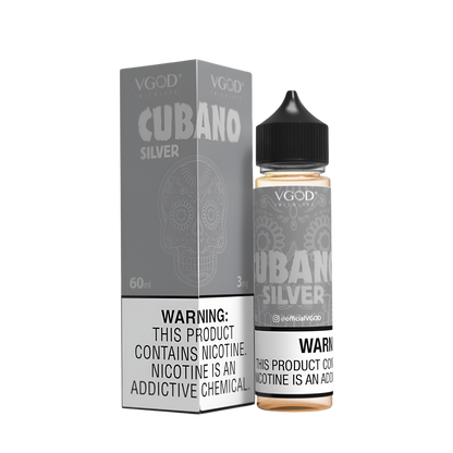 VGOD Cigar Line Freebase Vape Juice 0 Mg 60 Ml Cubano Silver