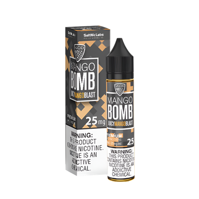 VGOD Bomb Line Salt Nicotine Vape Juice 25 Mg Mango Bomb (Juicy Mango Blast)