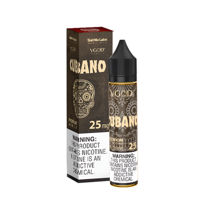 VGOD Cigar Line Salt Nicotine Vape Juice 25 Mg Cubano