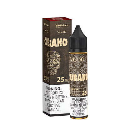 VGOD Cigar Line Salt Nicotine Vape Juice 25 Mg 30 Ml Cubano